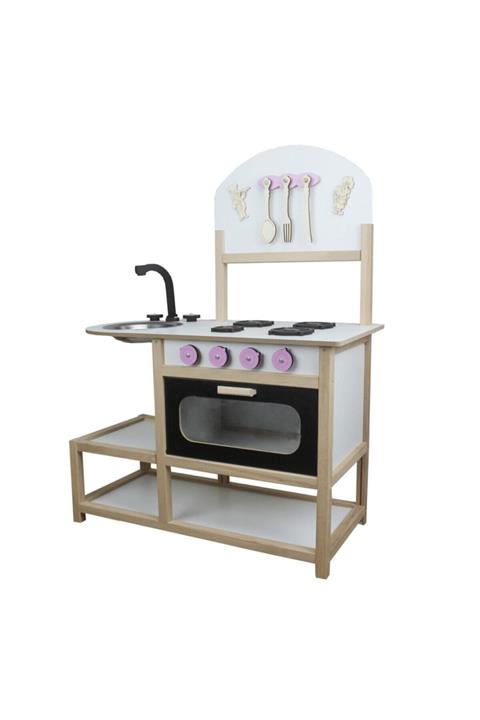Okutan Hobi Çg42 Ahşap Çocuk Mutfak Seti