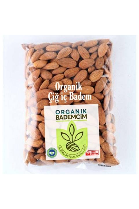 organikbademcim Organik Çiğ Iç Badem 1kg Iri Taneli Jumbo Boy