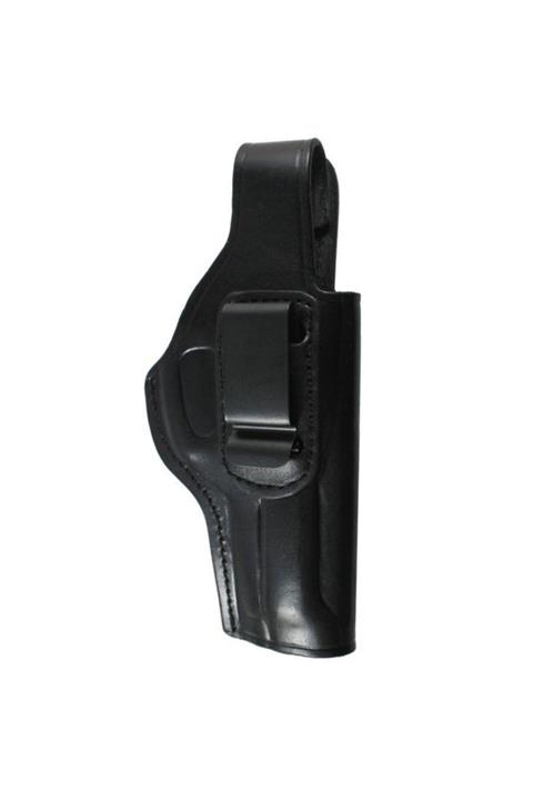 Merkezav Sarsılmaz Belt Maşalı Deri Kılıf Siyah