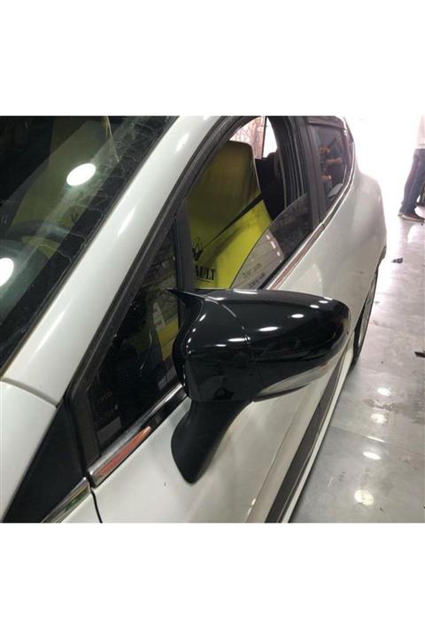 DLİNE Renault Clio 4 2012 Sonrası Renault Clıo 4 Yarasa Ayna Kapağı (2012-2019) Pıano Black