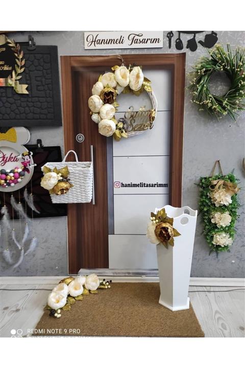 Hanımeli Tasarım Kapı Süsü, Paspas, Posta Kutusu Ve Şemsiyelik