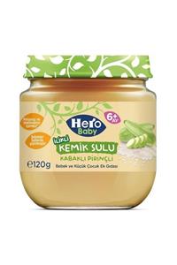 Hero Baby Kemik Sulu Kabaklı Pirinçli Kavanoz Mama 120g 12 Adet