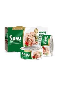 SASU SOSLUTON Akdeniz Usulü Ton Balığı 2x160g Bütün Dilim