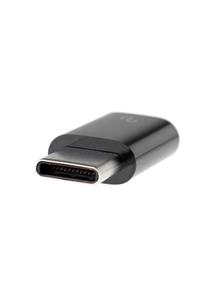 Samsung S8 S8+ Orijinal Siyah Usb Type C To Micro Usb Adaptör Dönüştürücü