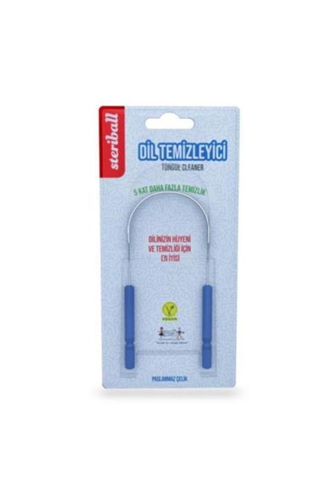 Steriball Çelik Mavi Dil Temizleyicisi