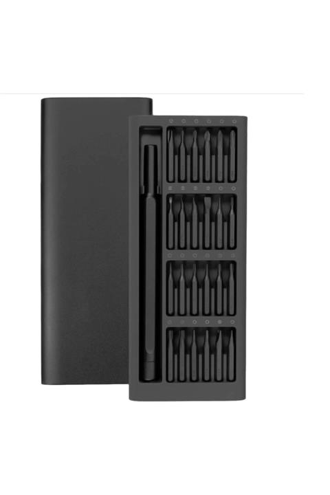 ZAUSS 24'lü Hassas Tornavida Seti - Paslanmaz - Mıknatıslı - Kutulu