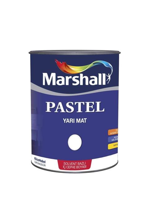 Marshall Pastel Yarı Mat Saten Tiner Bazlı Iç Cephe -ahşap-metal Boyası Lila 3,75 Lt