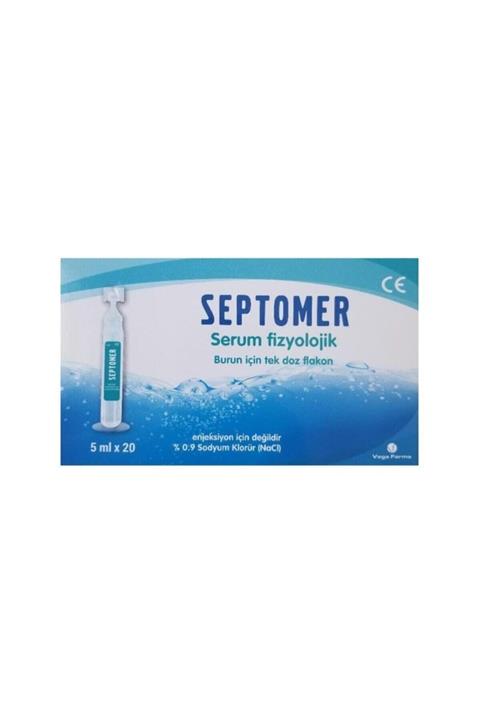 Septomer Serum Fizyolojik 5ml 20 Adet