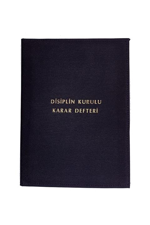 Yeni Merhaba Yayıncılık Disiplin Kurulu Karar Defteri Kumaş Cilt 100 Yaprak 25x35 Cm