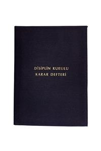 Yeni Merhaba Yayıncılık Disiplin Kurulu Karar Defteri Kumaş Cilt 100 Yaprak 25x35 Cm