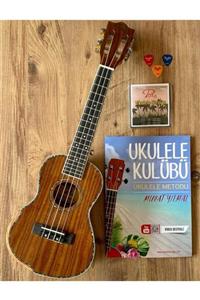 PUKA Kxs-24 Koa Concert Ukulele Gigbag Çantalı Ve Askı Hediyeli