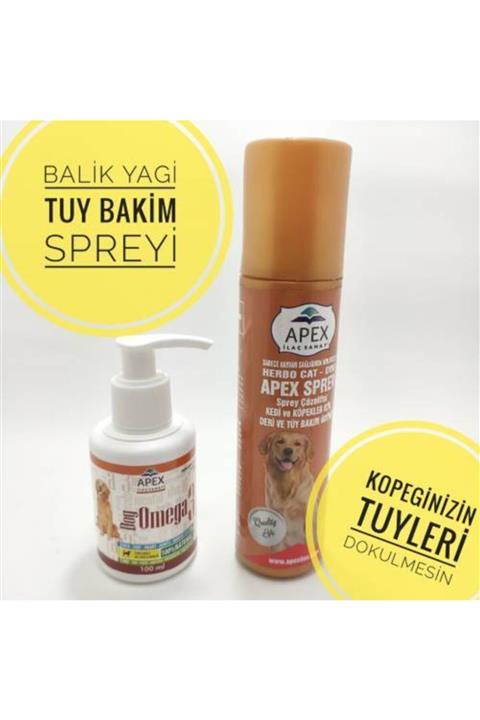 Apex Köpek Omega 3 Balık Yağı Ve Köpek Tüy Bakım Spreyi