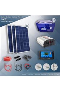 MAtech 3 Kw Solar Paket Sistem (3000W/GÜN)