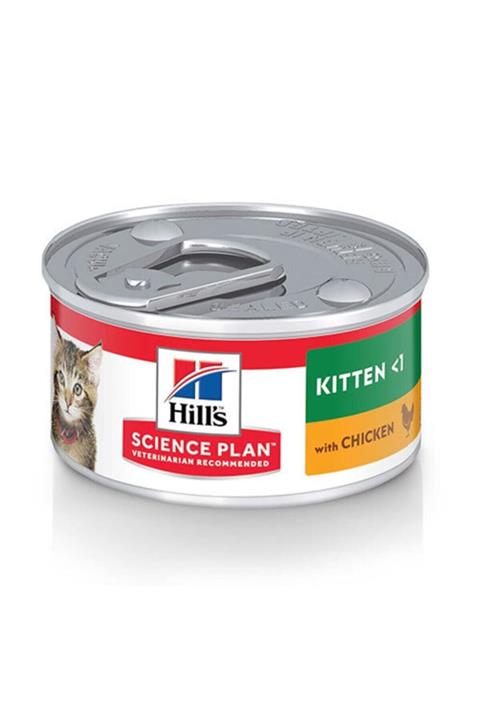 Hills Science Plan Hills Kitten Tavuklu Yavru Kedi Konservesi 82 gr