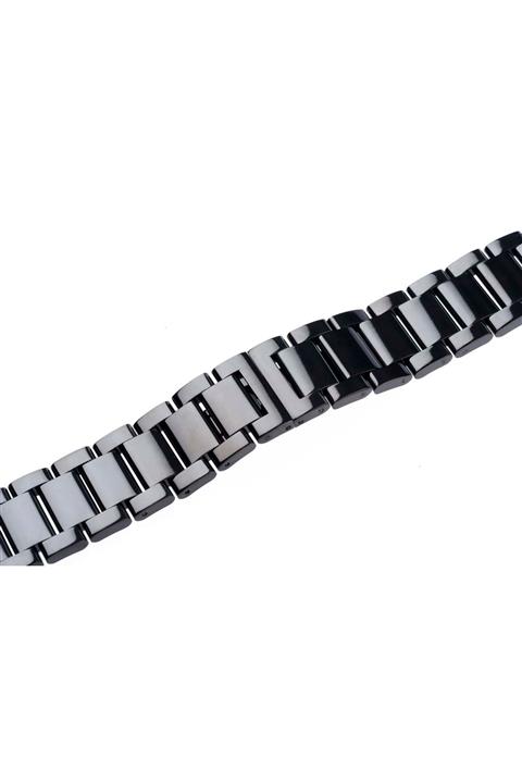 OSO KORDON Paslanmaz Çelik Kordon Mk1005 - Siyah - 22mm