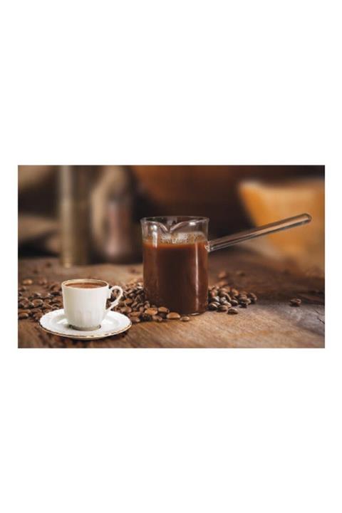 Cambu Ateşe Dayanıklı 3 Kişilik 270 ml Cam Cezve