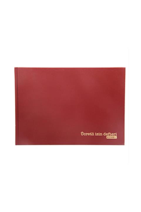 Cem Ücretli İzin Defteri 40 Yaprak