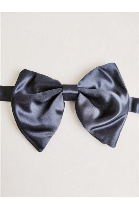 Marca Uno Erkek Lacivert Düz Renk Geniş Papyon