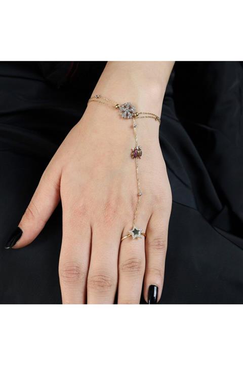 ATA MUCEVHERAT Kadın Altın Yüzüklü Şahmeran