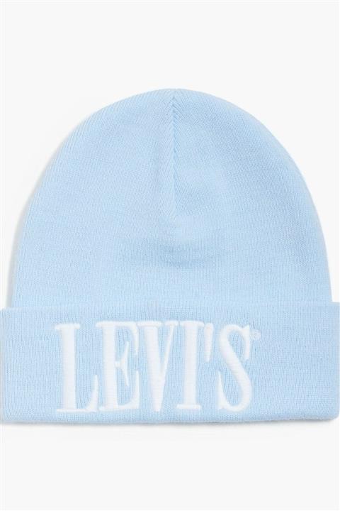 Levi's Kadın Mavi Serif Logo Beanie Bere