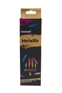 Monami Metalik Jumbo 6lı Kuru Boya Seti