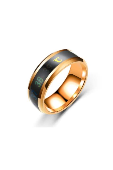 Tomars Kadın Erkek Ateş Ölçer Yüzük ( Yeni Renk Bronz )