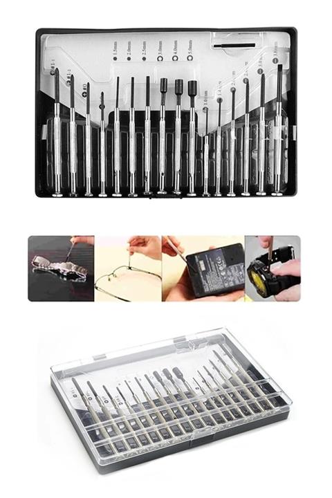 xolo 16 Parça Hassas Saatçi Telefoncu Tornavida Takımı Seti Elektronikçi Tornavida