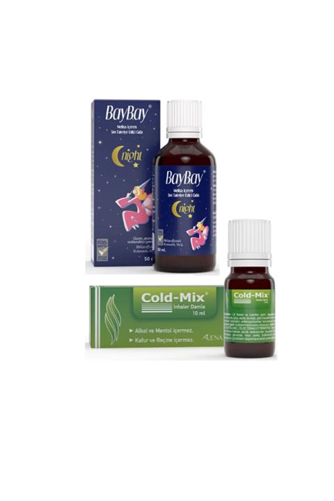 ColdMix Burun Tıkanıklığı Için Rahatlatıcı Damla 10ml+baybay Uyku Problemi Olan Çocuklar Için Damla 50ml