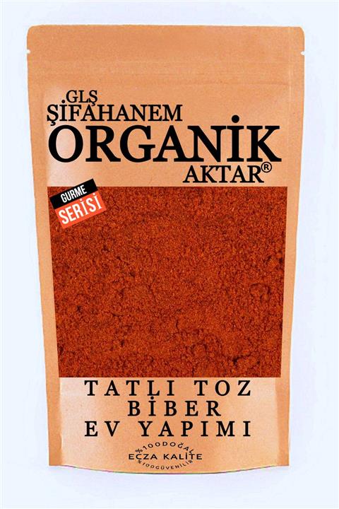 GLŞ ŞİFAHANEM ORGANİK AKTAR Toz Biber Tatlı Antep Ev Yapımı 500gr