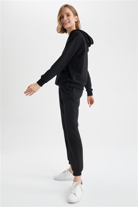DeFacto Basic Beli Bağcıklı Relax Fit Basic Jogger Eşofman Altı