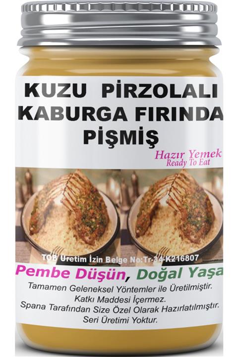 SPANA Kuzu Pirzolalı Kaburga Fırında Pişmiş Ev Yapımı Katkısız 330gr
