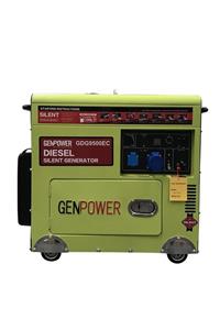 GenPower Gdg 9500 Ec Oto 8,8 Kva Dizel Monofaze Ses Izolasyon Kabinli Otomatik Transfer Panolu