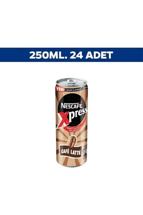 Nescafe Latte Xpress Şekersiz Soğuk Içecek 250 ml x 24 'lü