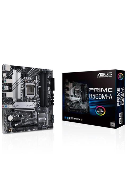 ASUS Prıme B560m-a Intel B560 Soket 1200 Ddr4 5000mhz(oc) M.2 Anakart