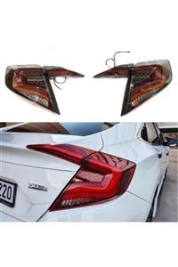 OLED GARAJ Honda Civic Fc5 Yeni Model Animasyonlu Led Stop - Light Smoke