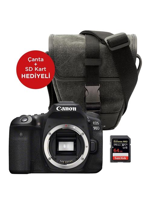 Canon EOS 90D Body Fotoğraf Makinesi (Hediye Seti ile) (Canon Eurasia Garantili)