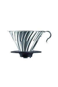 Hario Dripper V60 02 Metal Gümüş Gri