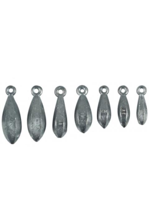 TİONE Olta Kurşunu Armut 50 gr 1 Kg Lık Poşettedir.