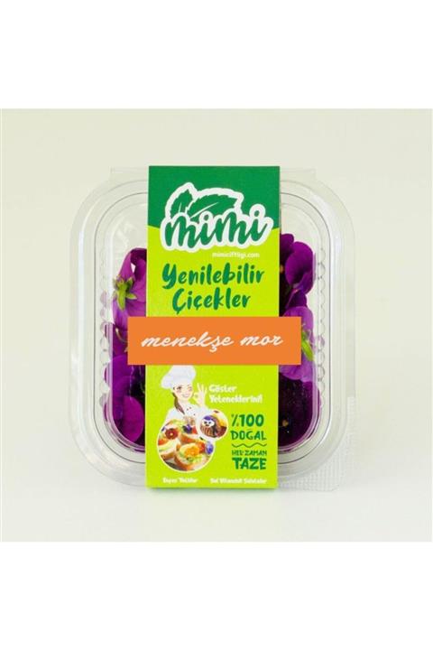 Mimi Çiftliği Mor Menekşe Yenilebilir Çiçekler 30'lu Paket