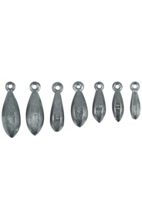 TİONE Olta Kurşunu Armut 125 gr 1 Kg Lık Poşettedir.