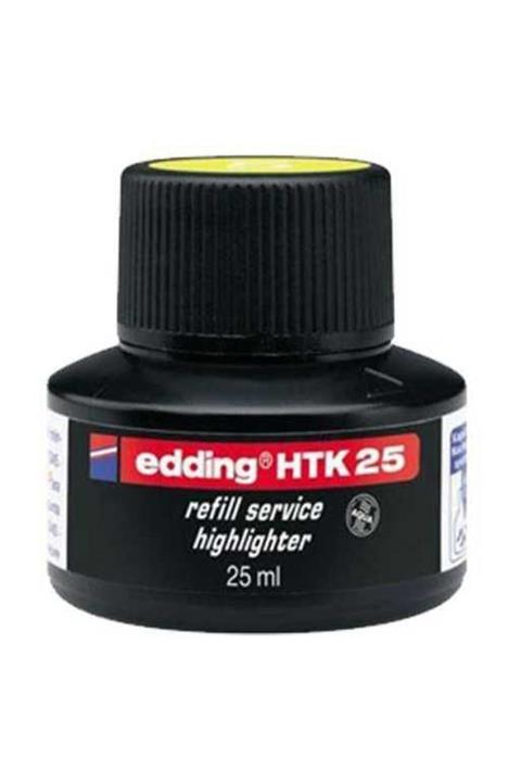 Edding Fosforlu Kalem Mürekkebi Sarı 25 Ml Htk25
