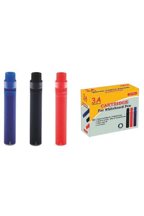 3A Beyaz Tahta Kalemi Tüpü 24 Lü Kutu Kartuş
