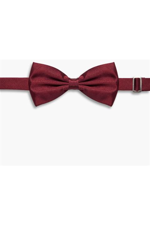 hateko Erkek Bordo Saten Papyon