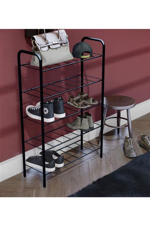 morpanda 5 Raflı Ayakkabılık Metal Ayakkabılık Düzenleyici Çok Amaçlı Dolap