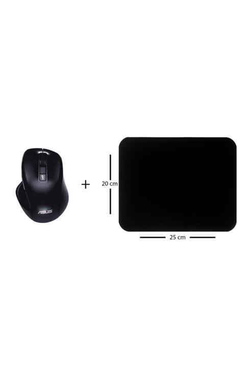 ASUS Mw202 Kablosuz Optic Sessiz Gece Mavisi Mouse + Mouse Pad