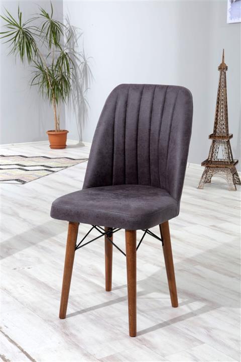 bensimo Lenahome 6'lı Sandalye Takımı Ahşap Ayak