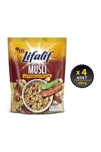 Eti Lifalif Yer Fıstıklı ve Hurmalı Müsli 350 g x 4 Adet