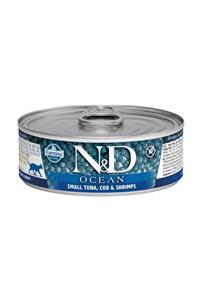 N&D Ocean Ton Balığı & Karides Kedi Konservesi 80 gr