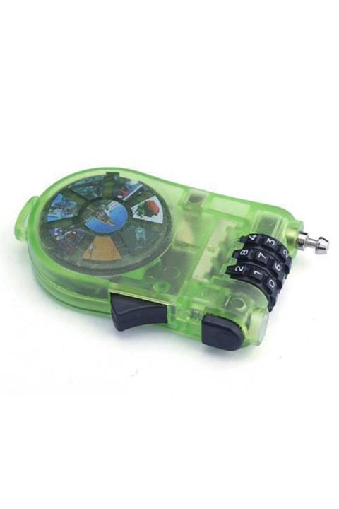 yakpen Yeşil Şifreli Bisiklet Kilidi