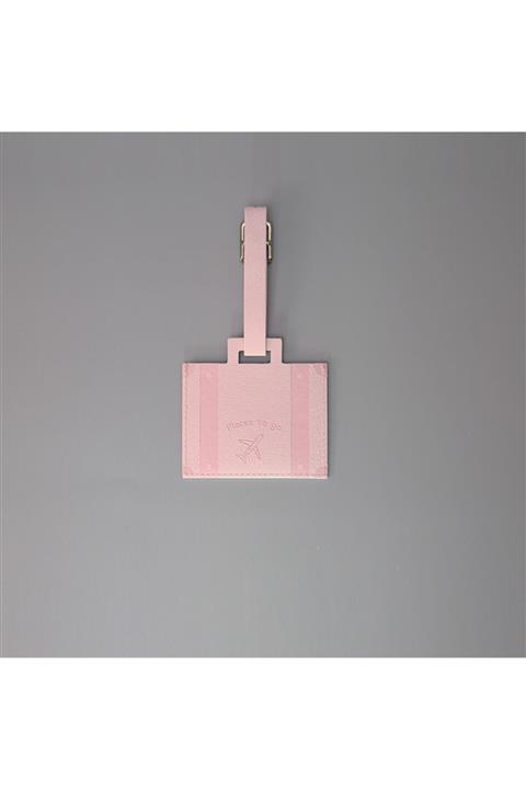 SMYRNA VEGAN Giza Bagaj Valiz Etiketi Pembe